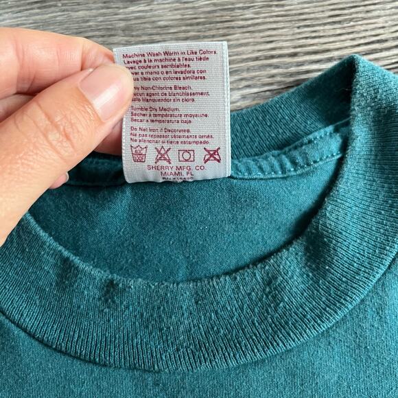 Vintage 90s‎ Green Sherry's Best 1997 Bike Week Daytona Beach Florida Biker Tee - Picture 9 of 9